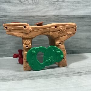 Fisher-Price Little People Jungle Cave Archway Accessory Brown Green Red